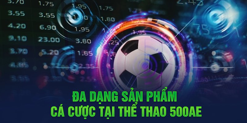 Đa dạng sản phẩm cá cược tại thể thao 500AE